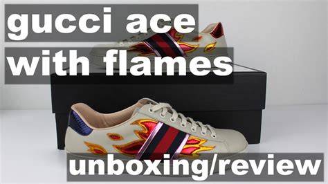 gucci flames on feet|Gucci ace flames.